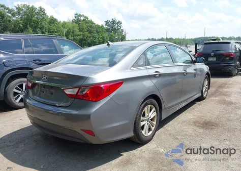 2014 Hyundai Sonata Gls from USA, damaged, VIN 5NPEB4AC4EH883448